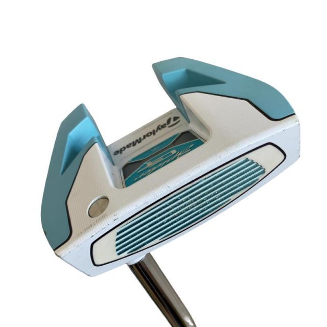 【中古】 テーラーメイド Spider GT LIGHT BLUE シングルベンド 33インチ レディース パター PT スチール (フレックスその他) レディース 女性用 右利き 右用 Cランク ゴルフクラブ