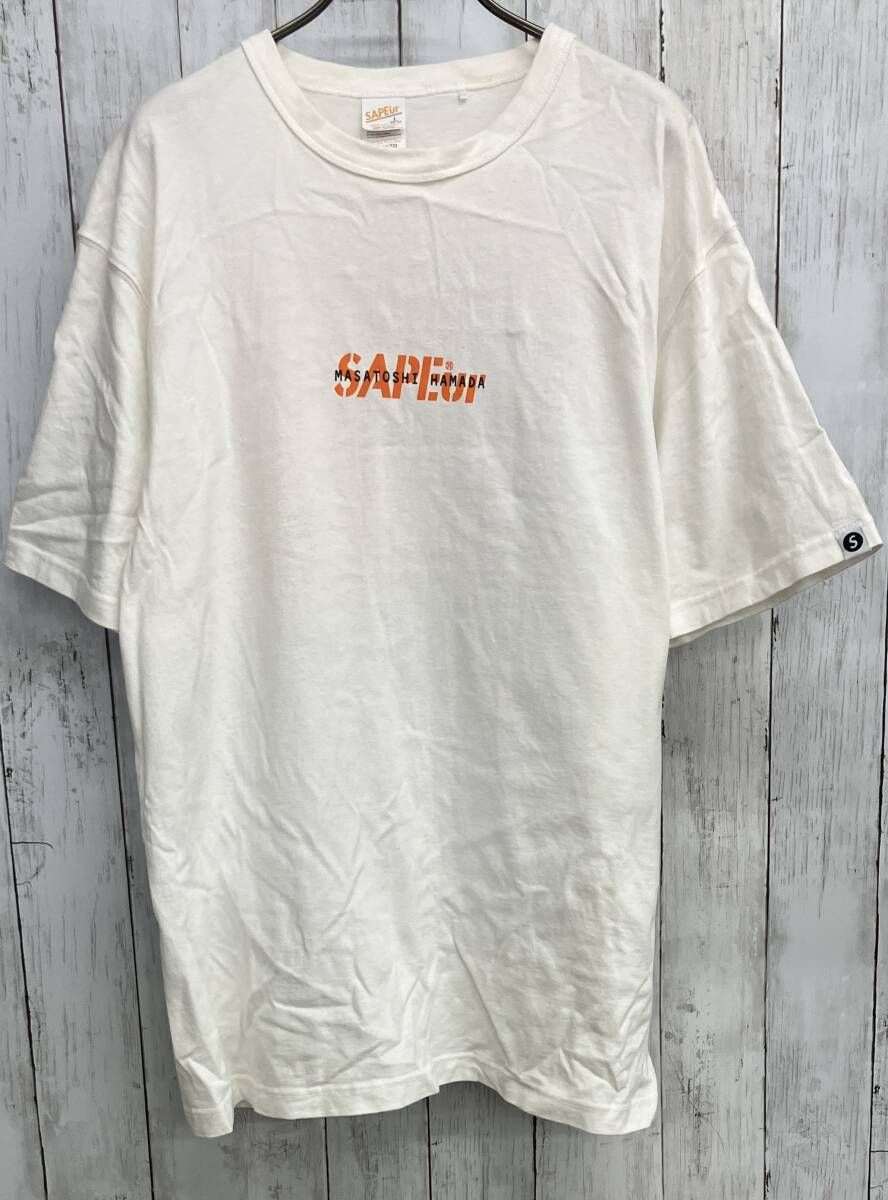 SAPEur半袖Tシャツ サプール MASATOSHI HAMADATシャツ ホワイト size L