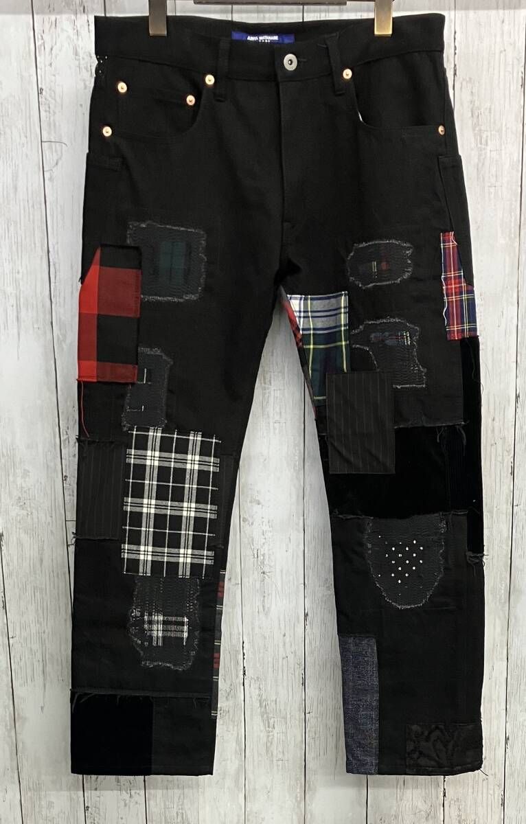 JUNYA WATANABE MAN COMME des GARCONS パッチワークパンツ ジュンヤワタナベ マン コムデギャルソン ブラック size M