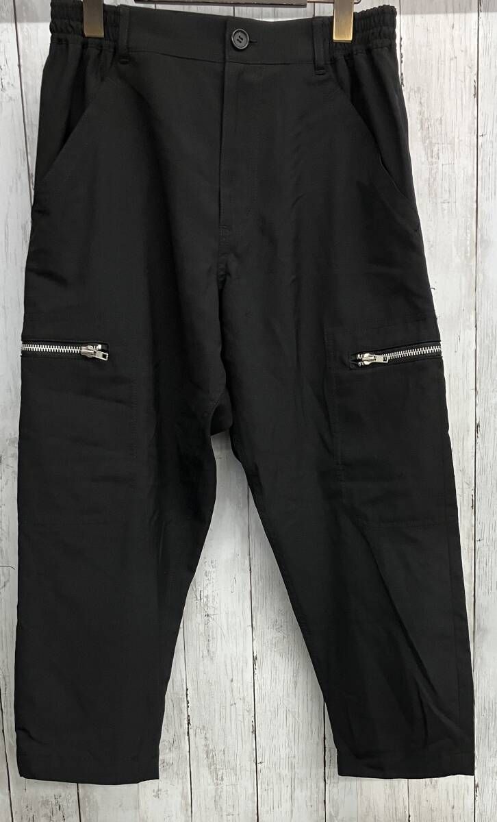 COMME des GARCONS HOMME DEUX ロングパンツ コムデギャルソン オムドゥ カーゴパンツ ブラックAD2023 size S