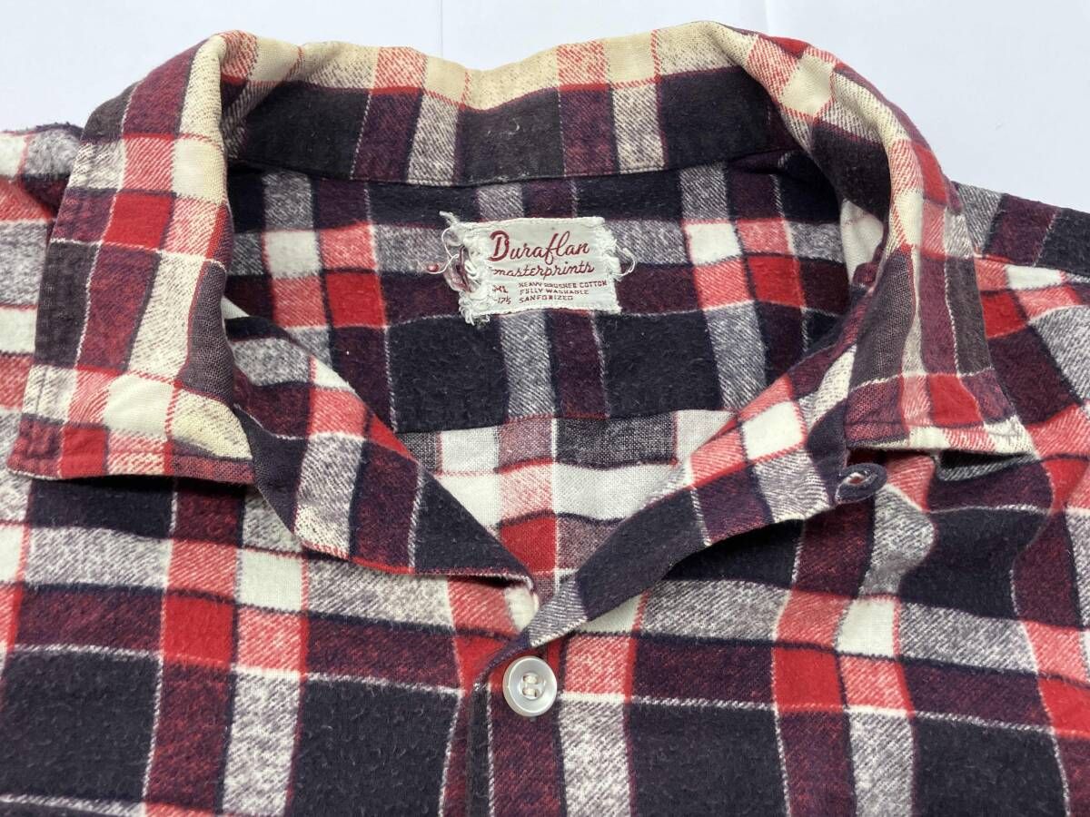 DURAFLAN 長袖シャツ チェック ネルシャツ size XL ヴィンテージ