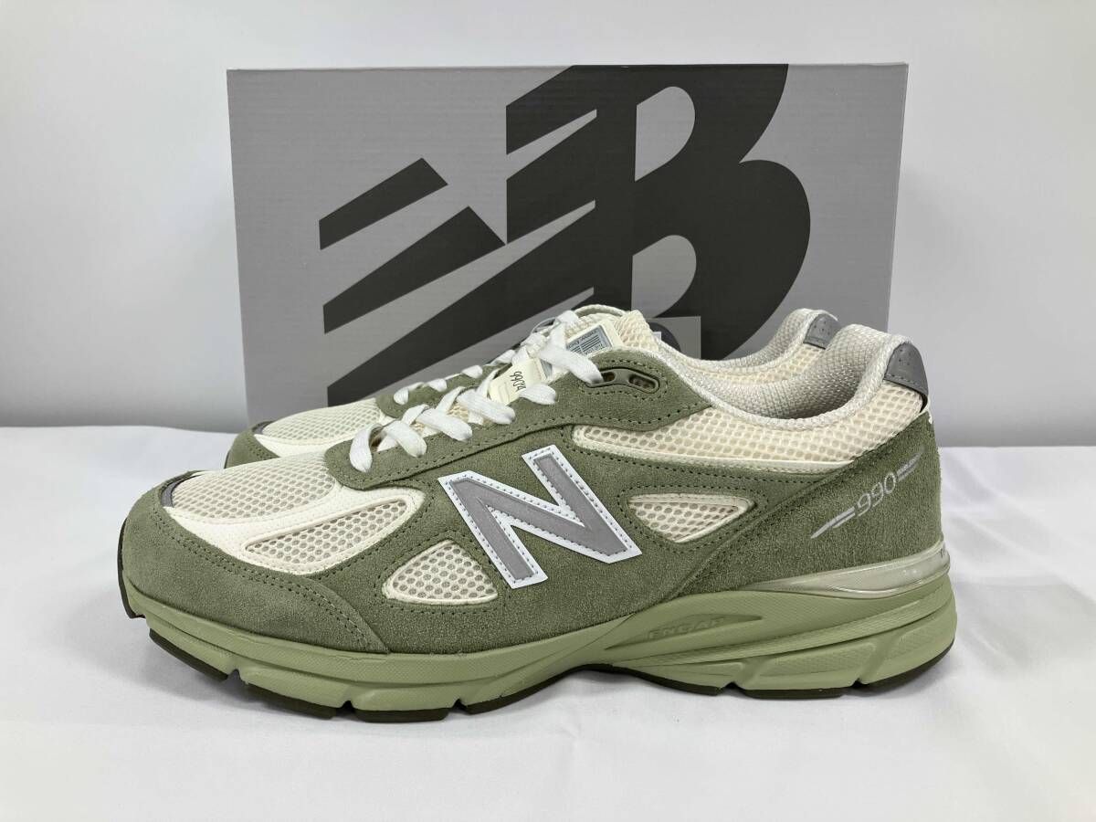 【タグ付き】new balance ニューバランス 990v4 'Olive Leaf' U9901MX スニーカー 28.5cm