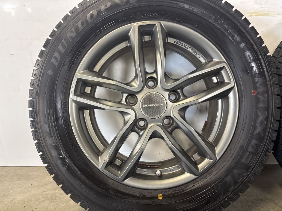 バリ溝】EUROTECH GAYA5 15in 6J +47 PCD112 ウインターマックスWM03 