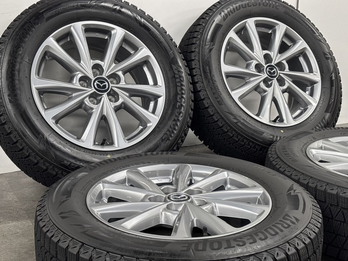 美品 バリ溝】マツダ KF CX-5 純正 17in 7J +45 PCD114.3 ブリヂストン