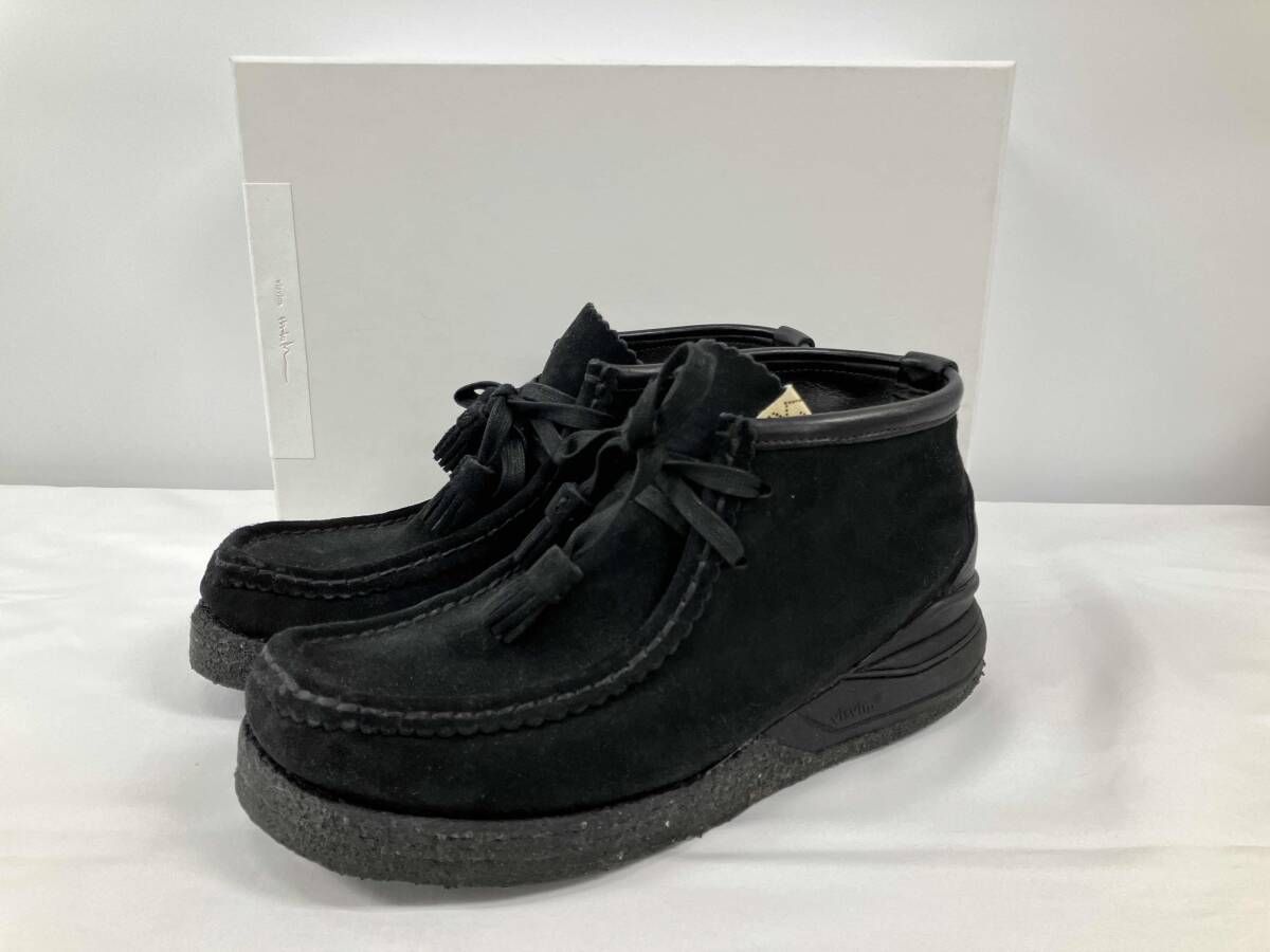 visvim ヴィズヴィム BEUYS TREKKER-FOLK ボイストレッカーフォルク 0123202002002 ワラビーブーツ クレープソール ブラック USサイズ8