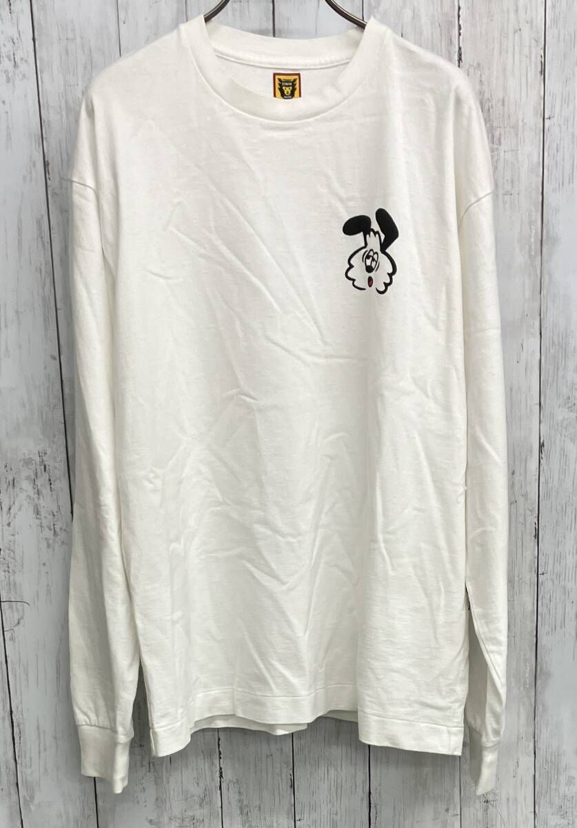 HUMAN MADE × HARAJUKU 長袖Tシャツ ヒューマンメイド ホワイト size L