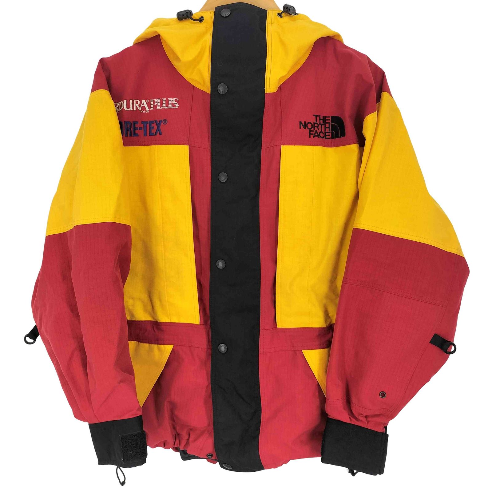 ザノースフェイス THE NORTH FACE 90S EXPEDITION JACKET CORDURA PLUS GORE TEX 裏地メッシュ バイカラー ロゴ刺繍 ダブルジップ メンズ import：M