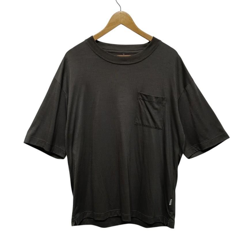 迷迭香マンネンロウ MCS-2F AXIO WOOL HIKER TEE アクシオ ウール ハイカー ティー グレー系 ウール サイズ3 671710