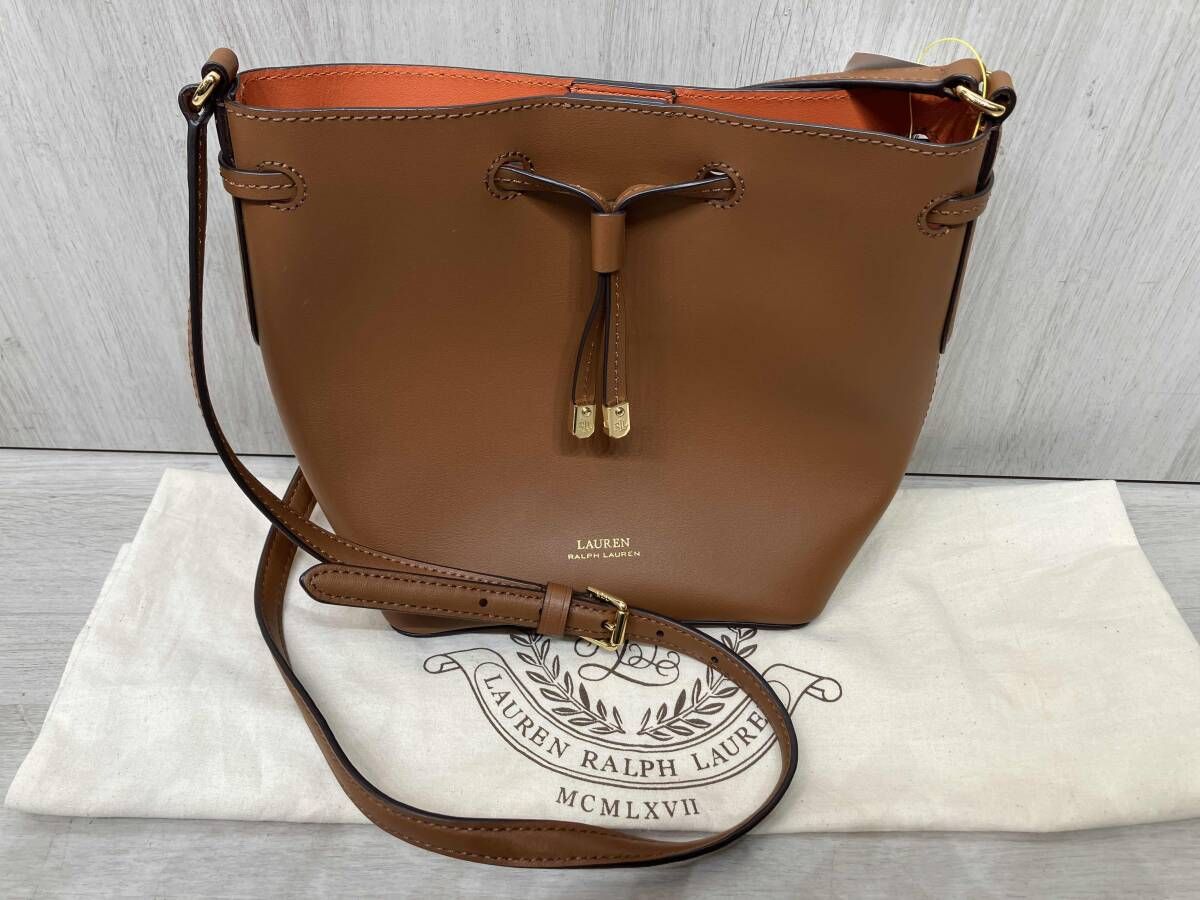 LAUREN RALPH LAUREN ハンドバッグ　ブラウン