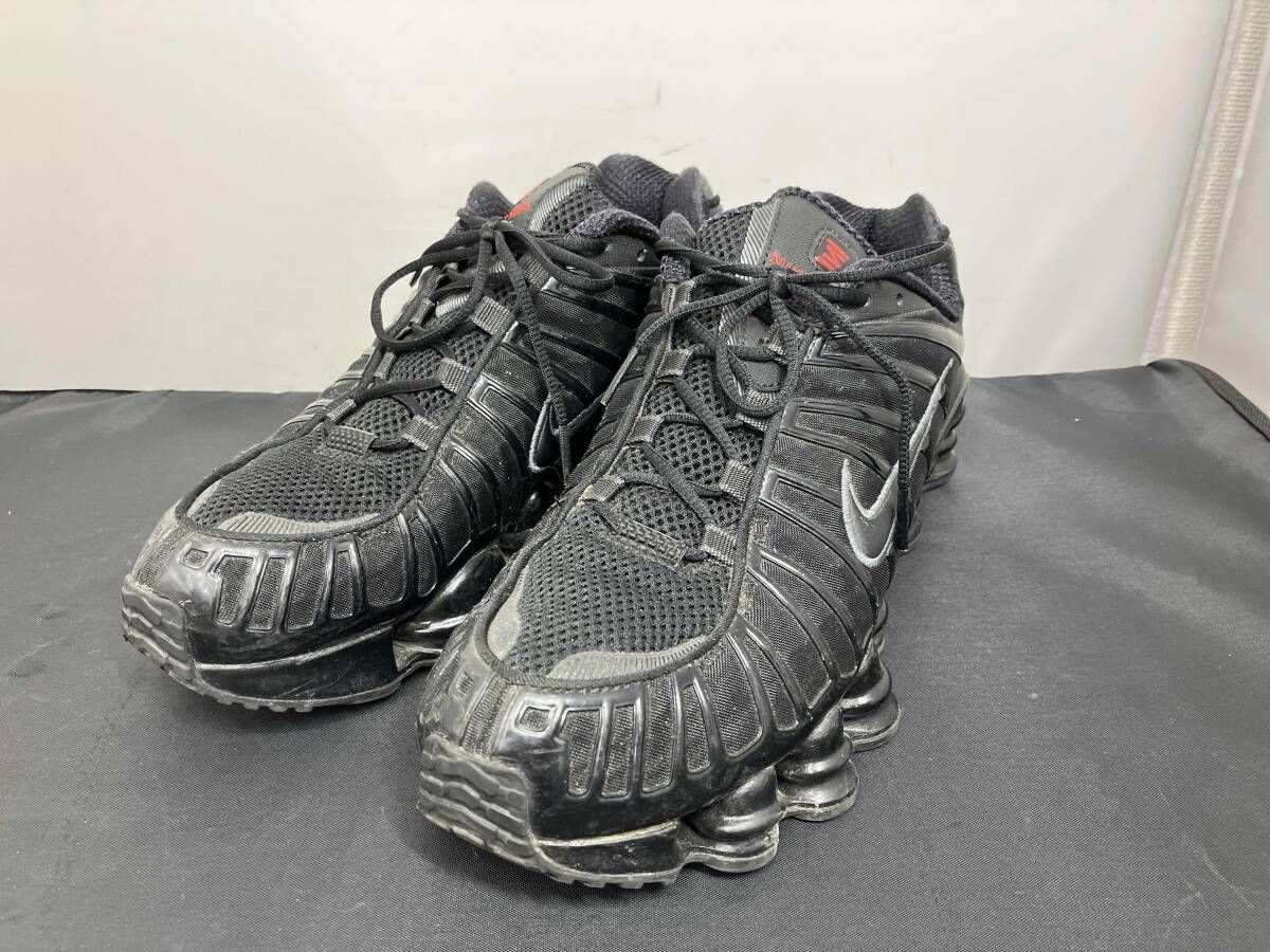 NIKE ナイキ Shox TL ショックス AV3595-002 スニーカー 27.5cm メンズ ブラック系 黒系 シューズ 靴