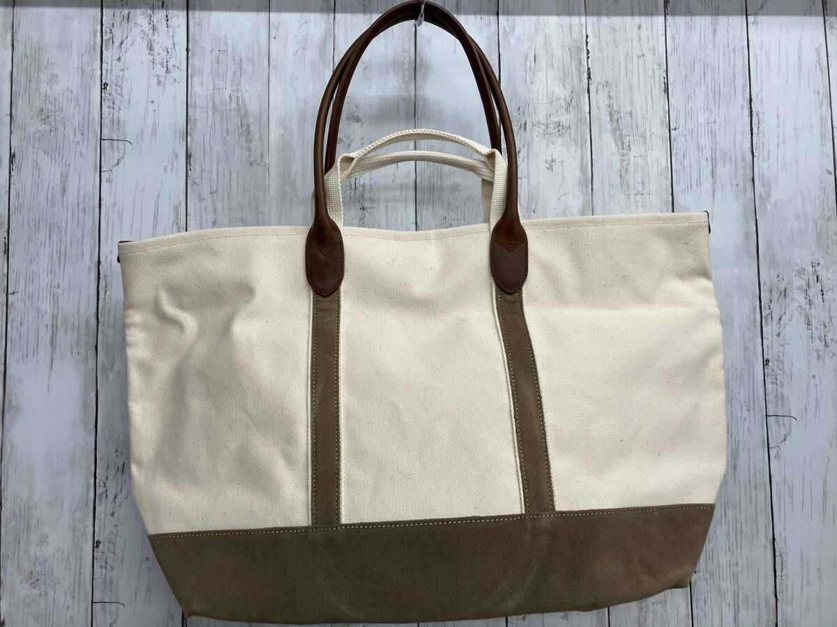 Hender Scheme campus suede handle tote L エンダースキーマ トートバッグ ベージュ