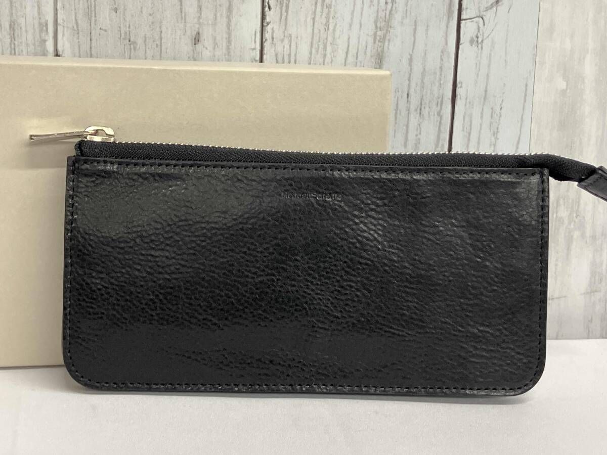 Hender Scheme long layered purse ロングウォレット エンダースキーマ ブラック スリム レザー ブラック