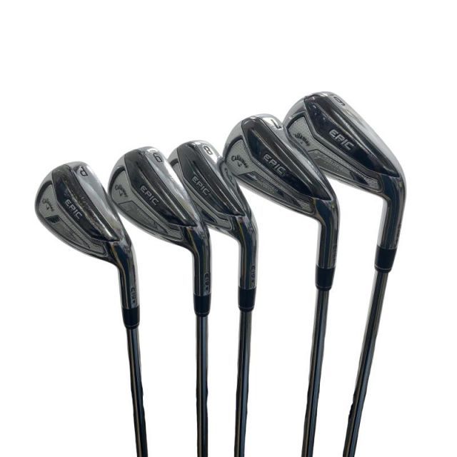 【中古】 キャロウェイ EPIC FORGED STAR 5S アイアンセット IR NS PRO ZELOS 7 (フレックスS) メンズ 男性用 右利き 右用 Cランク ゴルフクラブ