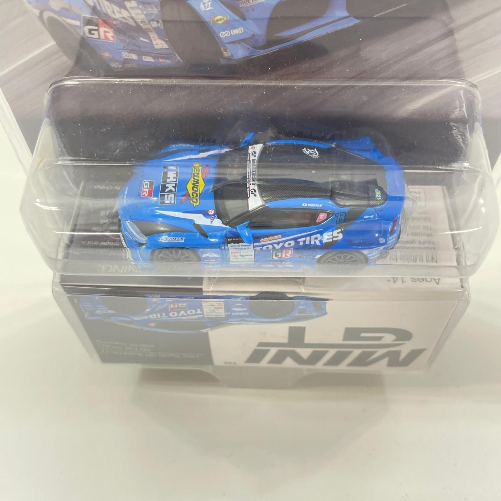 【尾張小牧店】 中古 MINI GT MGT00307-D1 トヨタ HKS GR スープラ D1 GP2020 #77 H.Matsuyama FAT FIVE RACING (右ハンドル) 日本限定 【728】