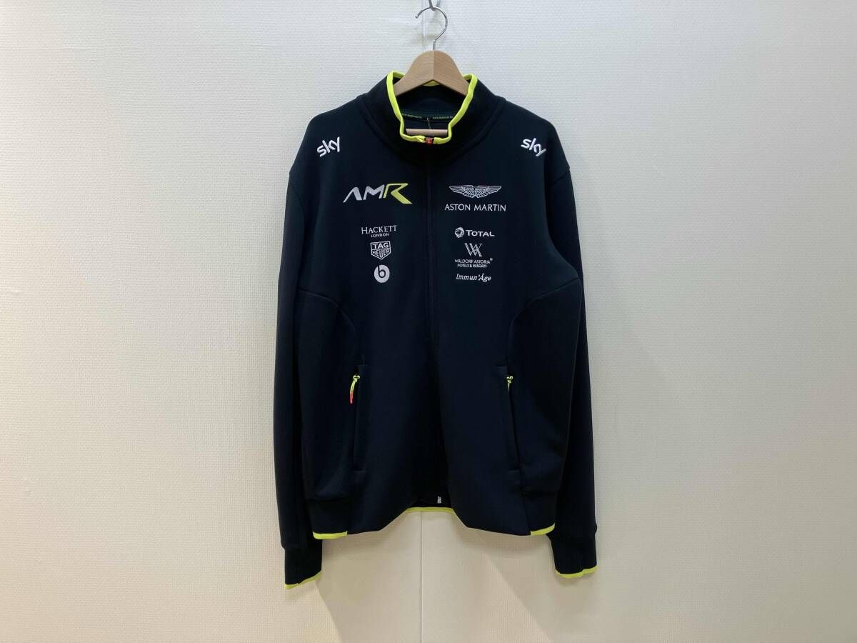ASTON MARTIN Racing アストンマーティンレーシング WEC公式ジャケット スウェットジャケット サイズXL 黒 ブラック メンズ