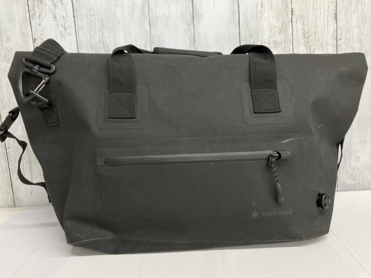 snow peak Dry Boston Bag スノーピーク ドライボストンバッグ ブラック 大容量 旅行 アウトドア