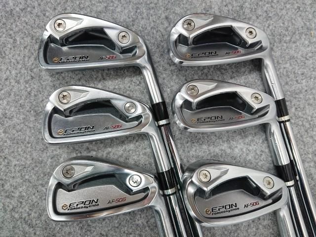 【中古】 遠藤製作所 EPON エポン AF-506 AF506 アイアン #5-PW 6本セット K’s-NINE9 スチールシャフト (S)