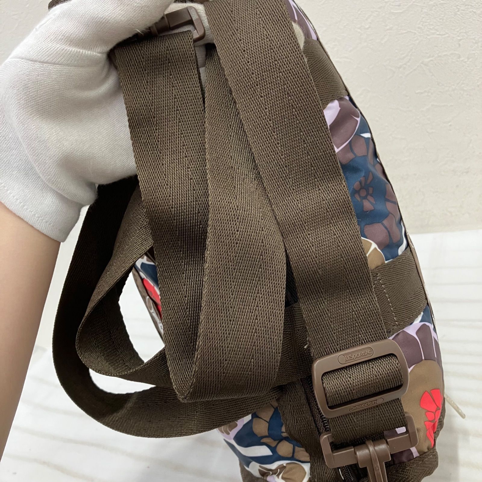 6351 【美品】 LeSportsac レスポートサック 2way ボストンバッグ ミニ