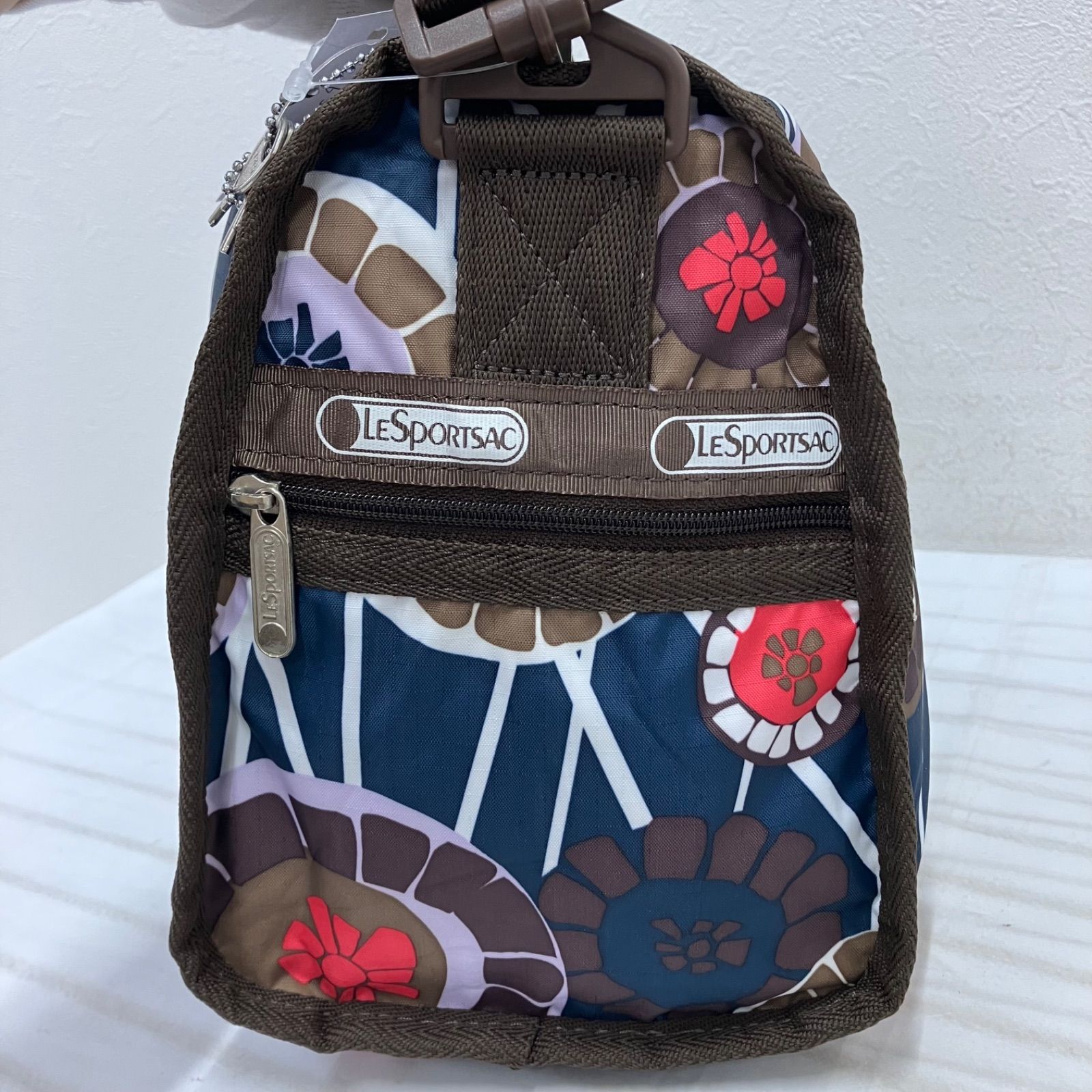 6351 【美品】 LeSportsac レスポートサック 2way ボストンバッグ ミニ