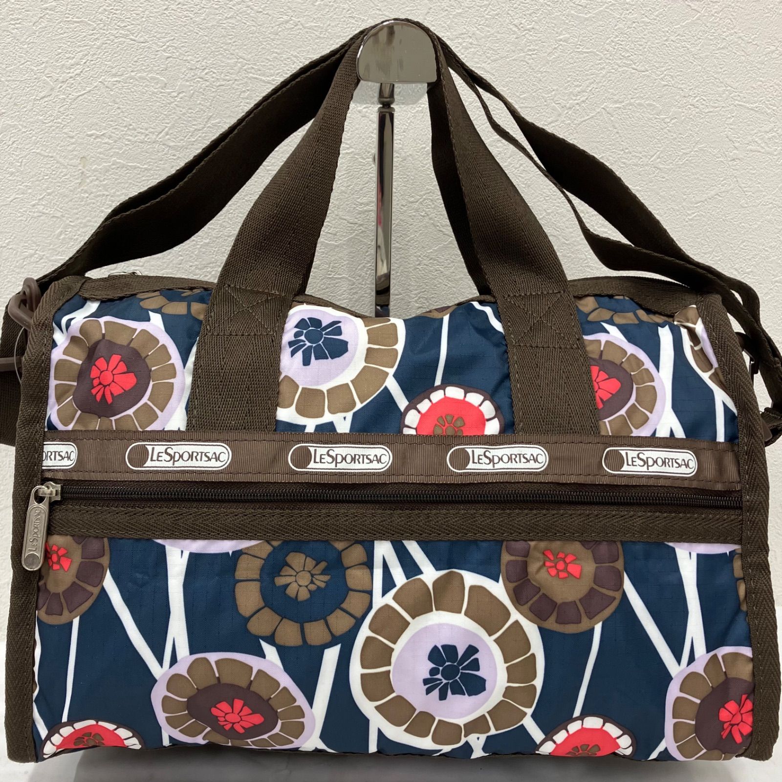 6351 【美品】 LeSportsac レスポートサック 2way ボストンバッグ ミニ