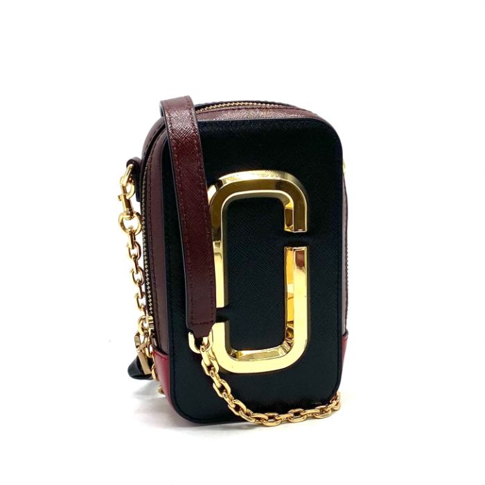 【中古】 良品 THEMARCJACOBS マークジェイコブス ロゴ レザー ショルダー バッグ fY05150C