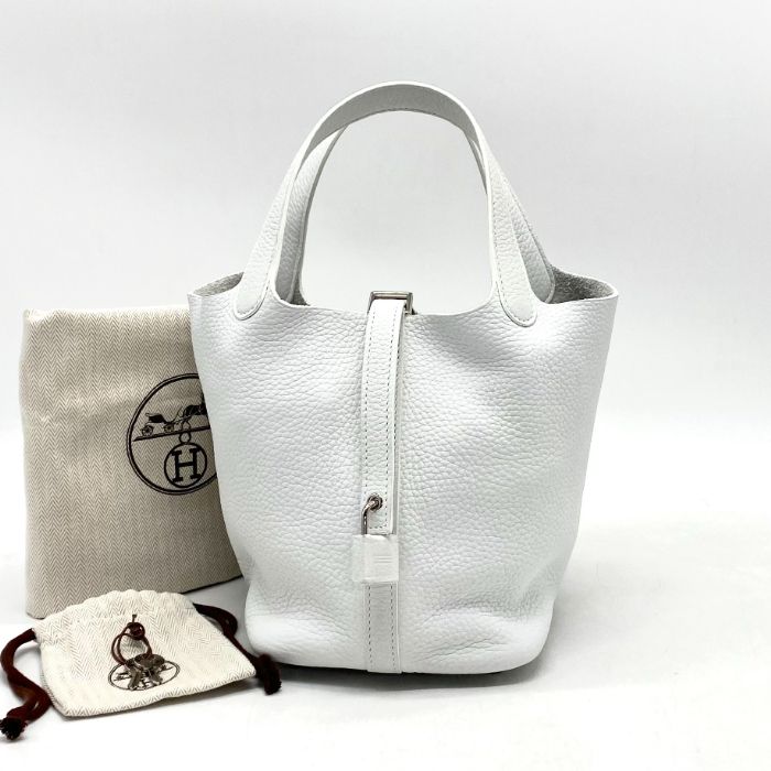 中古】極美品 HERMES エルメス ピコタンロック PM トリヨンクレマンス