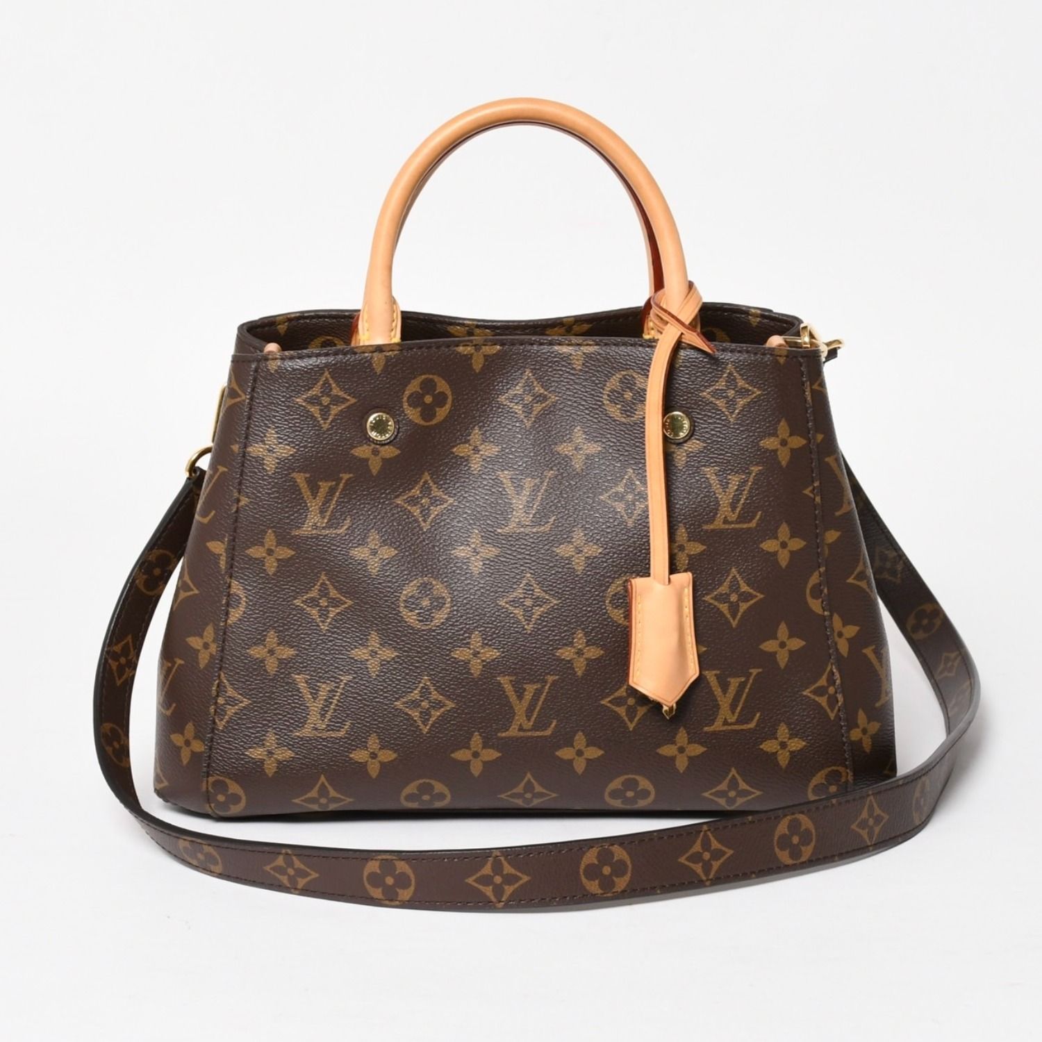 極美品 LOUIS VUITTON ルイヴィトン モンテーニュMM モノグラム 