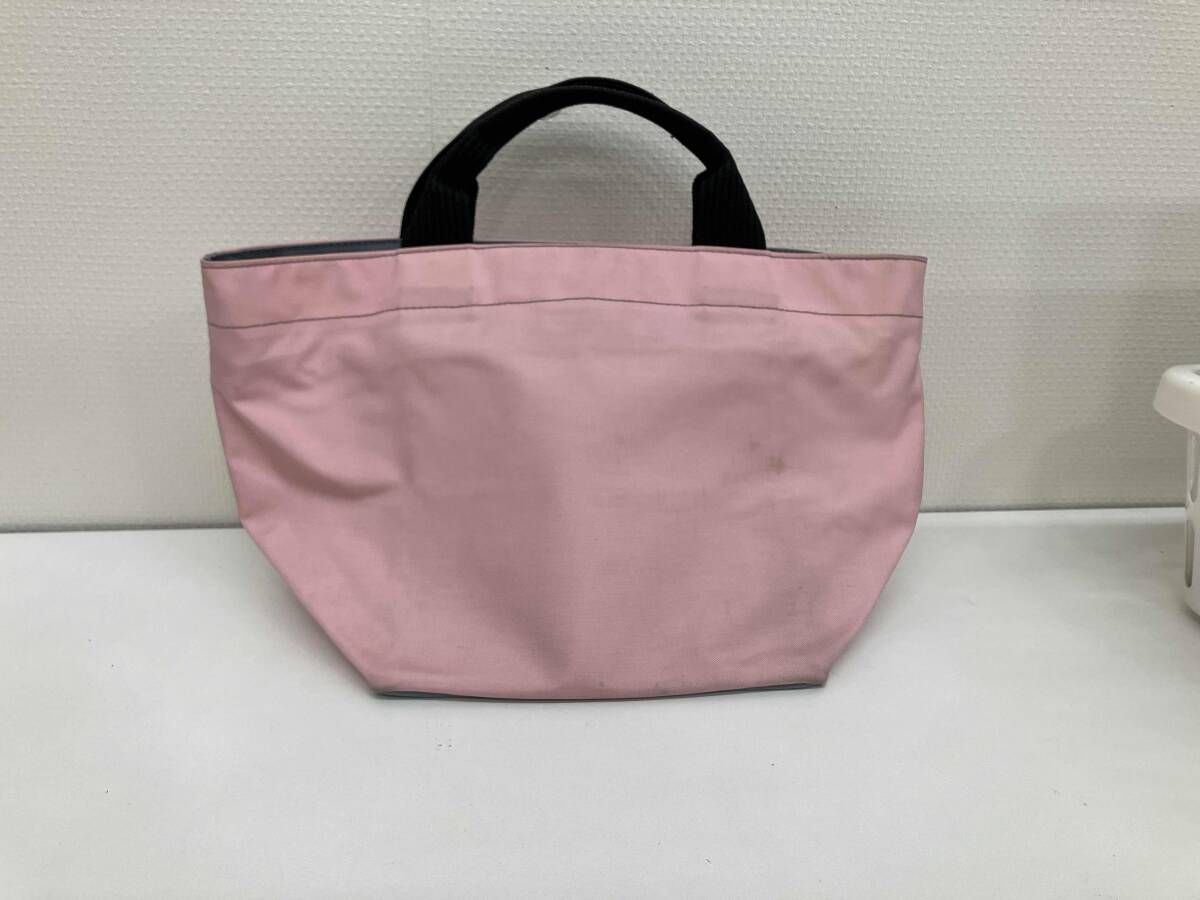 Herve Chapelier 舟形ナイロントートバッグ ピンク エルベシャプリエ