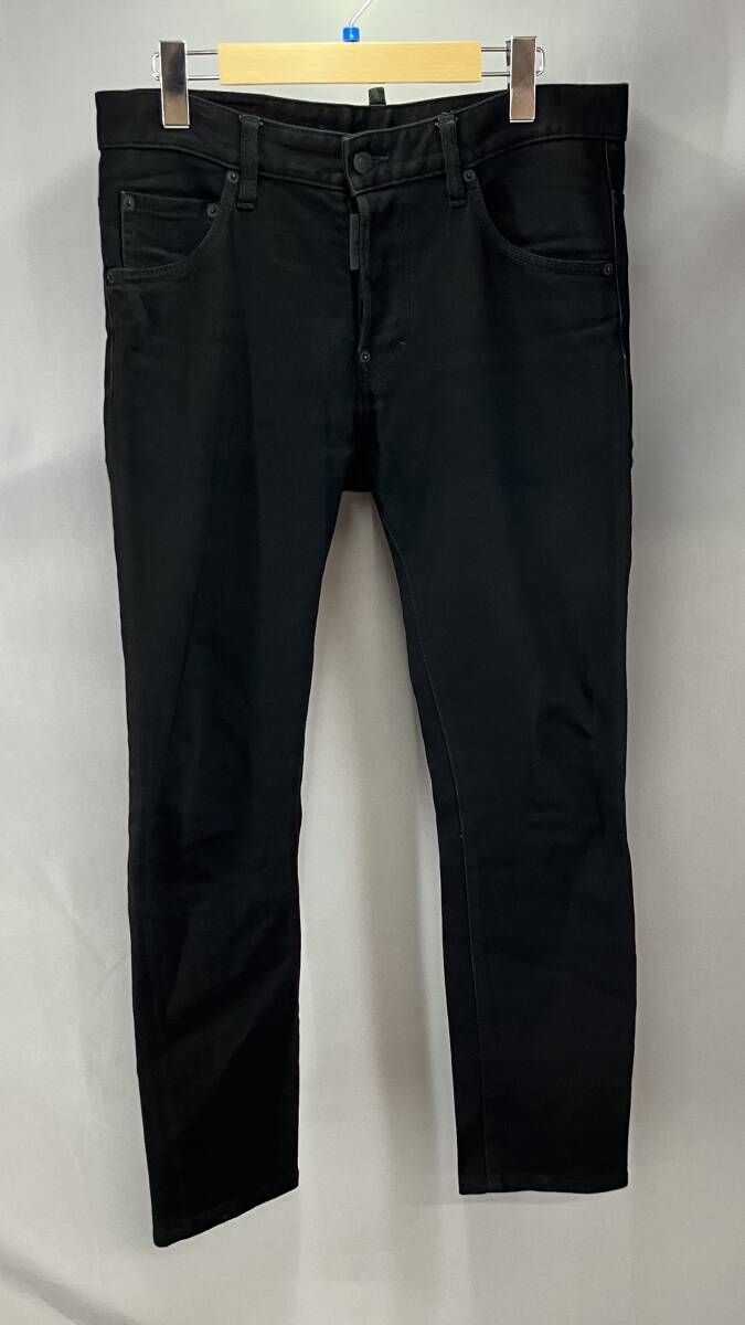 ★ DSQUARED2 ディースクエアード ジーンズ S74LB0695S30564 メンズ サイズ46 ブラック 通年