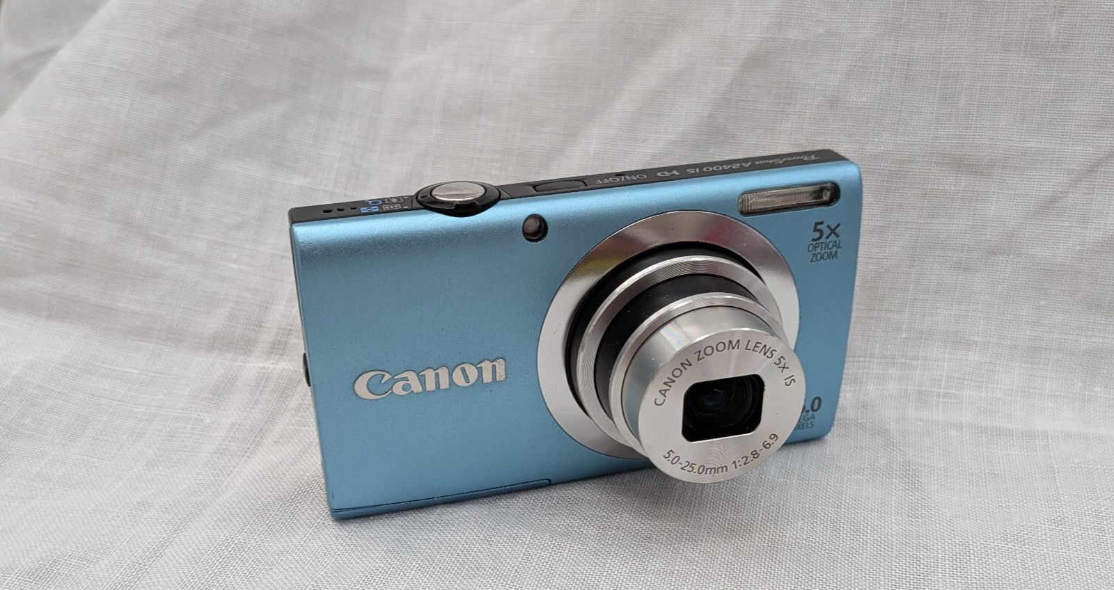 【Canon】 PowerShot A2400 IS ブルー　充電器・箱なし