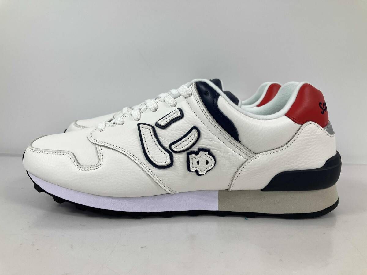 SANGACIO サンガッチョ にゅ～ず『トリコロール』10周年記念限定モデル ホワイト メンズ スニーカー 28.5cm