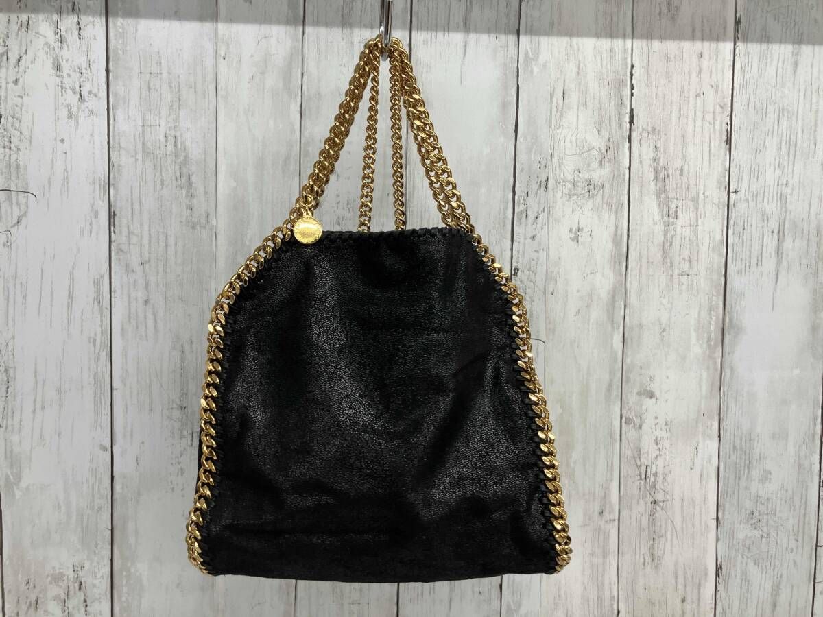 STELLA McCARTNEY ステラマッカートニー 371223 W9355 FALABELLA ファラベラ MINI TOTE ハンドバッグ ショルダーバッグ ブラック