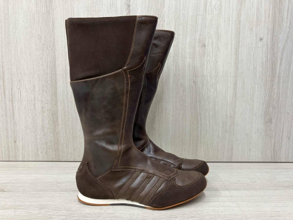 adidas/23.5cm/ロングブーツ/099542/茶色 - メルカリ
