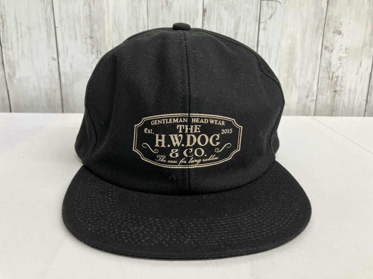 THE H.W.DOG&CO. TRUCKER CAP トラッカーキャップ ブラック - メルカリ