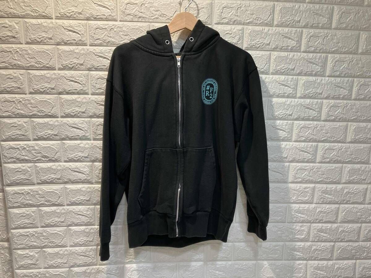 FR2 エフアールツー 月桃フーディーEars Logo Zip Hoodie black Mサイズ