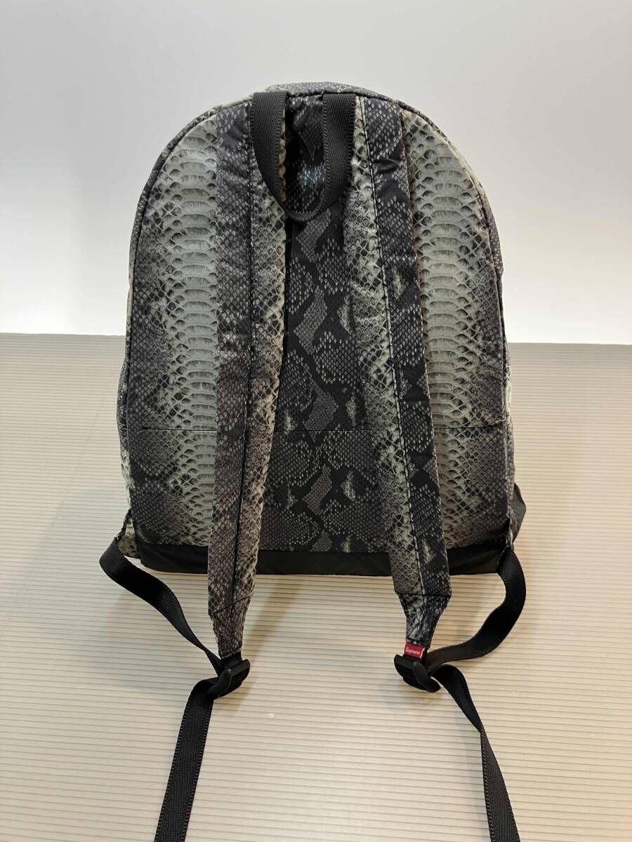 ★ THE NORTH FACE × Supreme ザノースフェイス×シュプリーム リュック バックパック NF0A3KVJ スネークスキン ブラック 通年