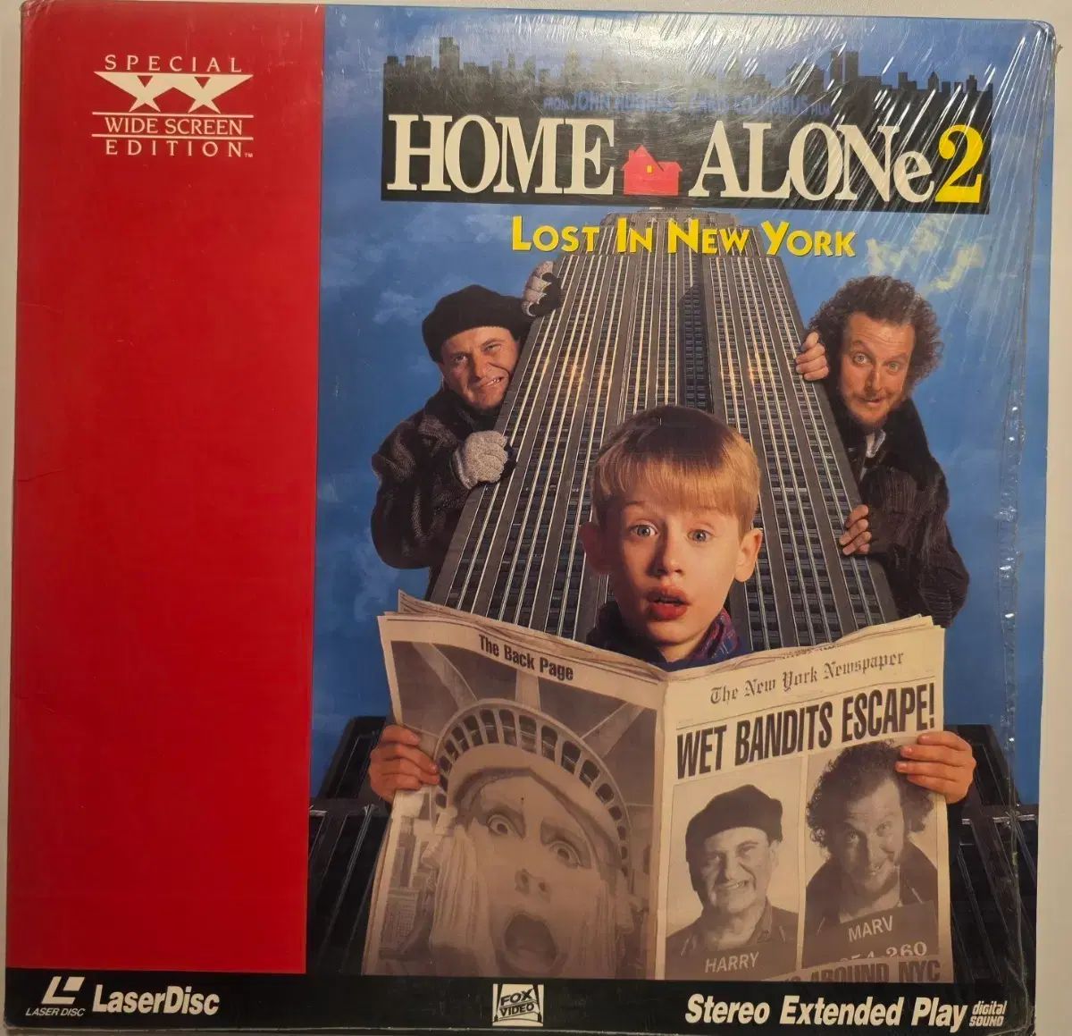 レア 私 一人で 自宅で 2 レーザー ディスク LD Home Alone