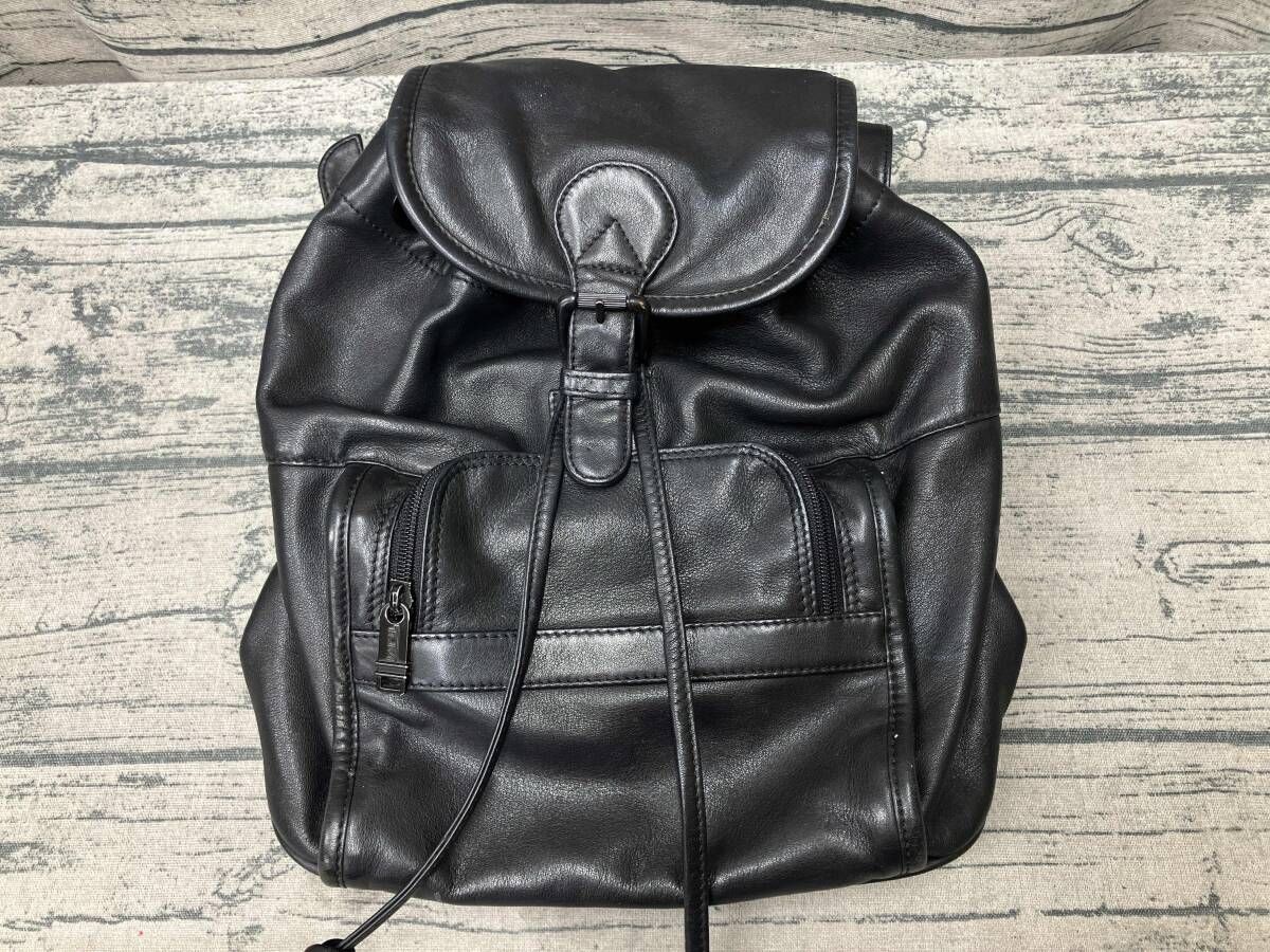 ネット限定】TUMI トゥミ ミニリュック レザー BLKリュック・バック 