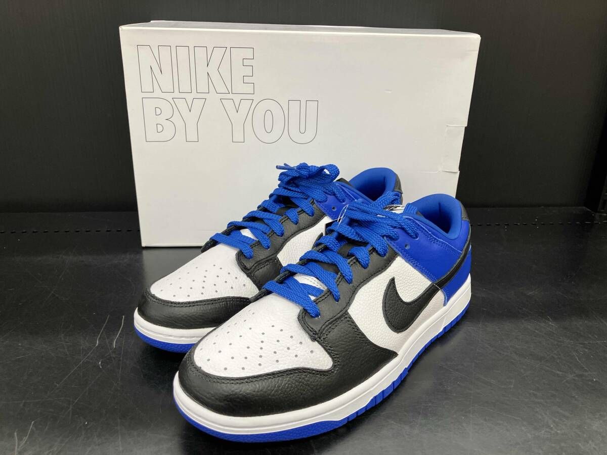NIKE Dunk Low BY YOU AH7979-992 28.5cm ブラック×ホワイト×ブルー