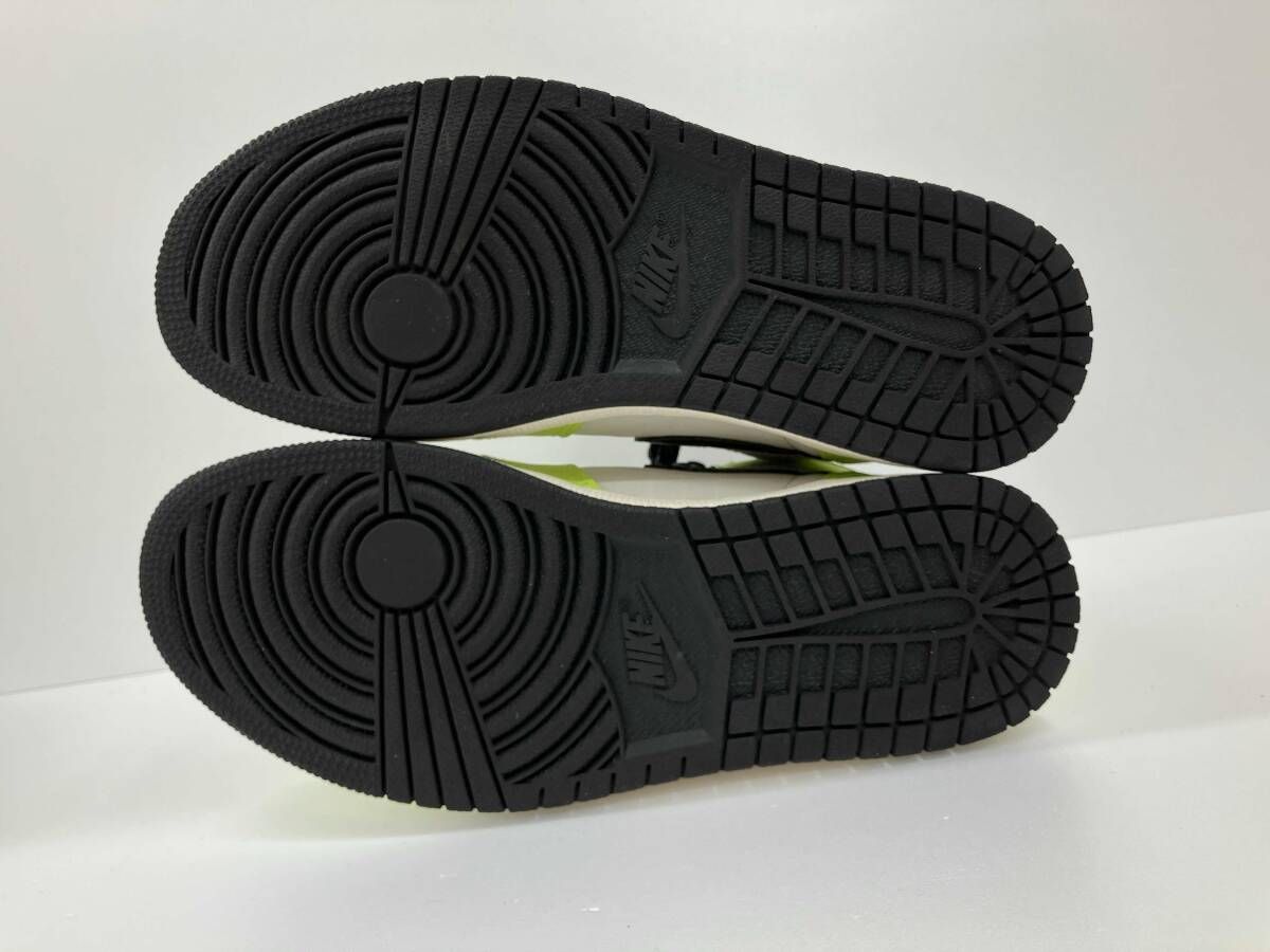NIKE ナイキ AIR JORDAN 1 HIGH OG エアジョーダン 1 ハイ 555088-702 ハイカットスニーカー 25.5 ホワイト イエロー 通年
