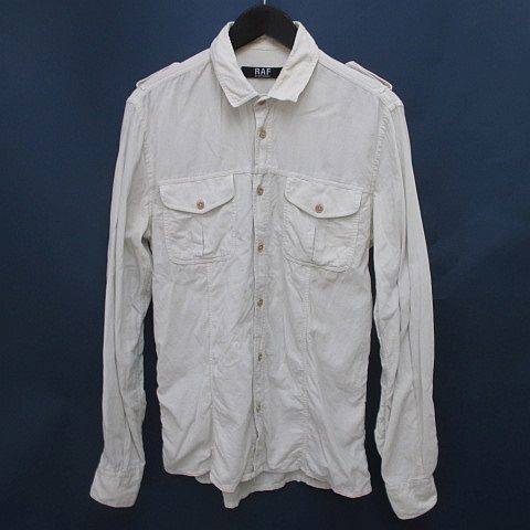 ラフ バイ ラフシモンズ RAF BY RAF SIMONS 長袖 コーデュロイ シャツ