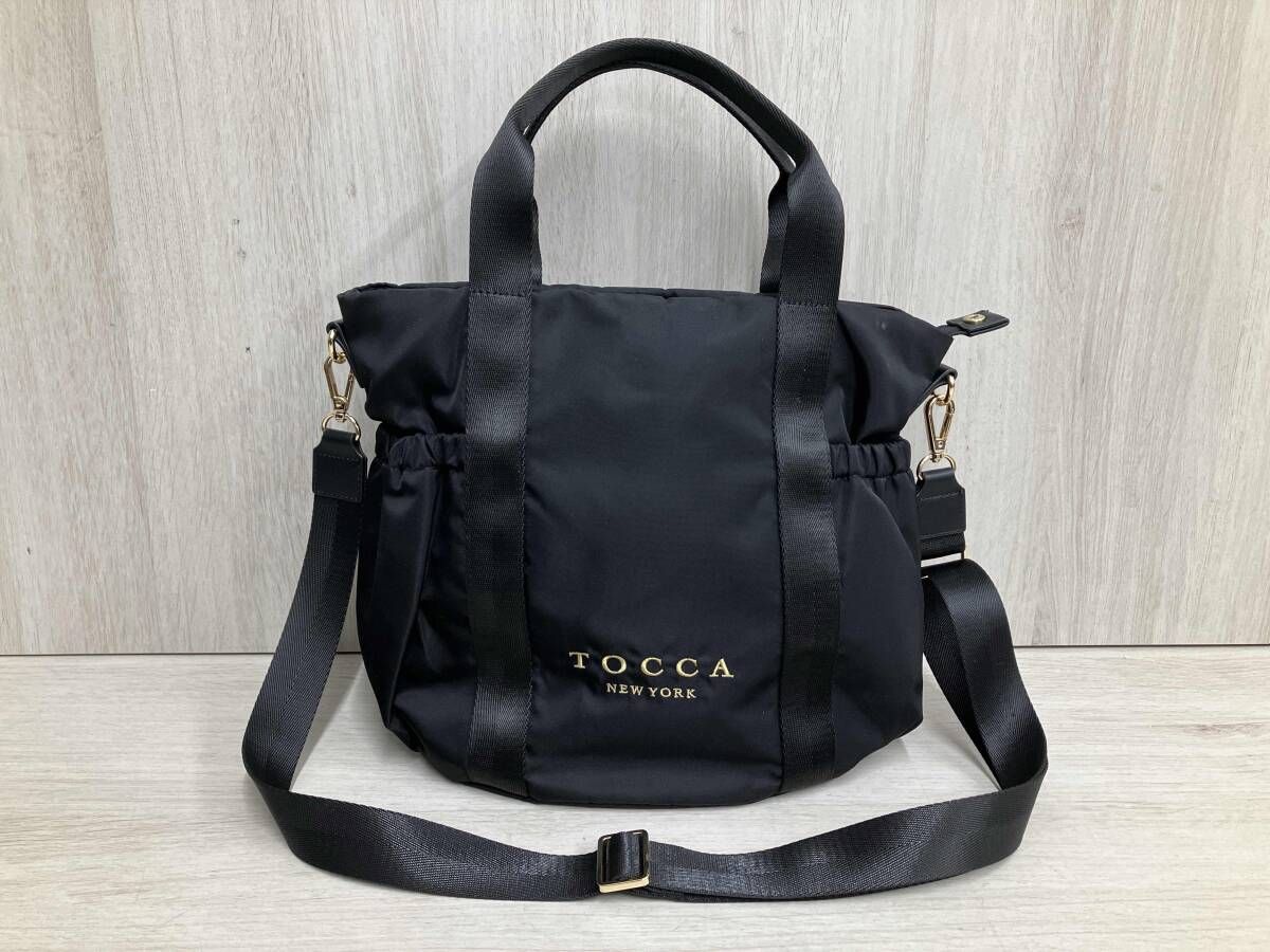 TOCCA トッカ 2WAY ショルダーバッグ ハンドバッグ ブラック - メルカリ