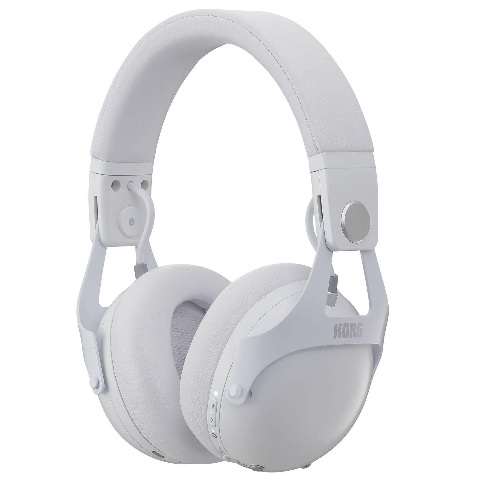 KORG ノイズキャンセリング DJヘッドホン NC-Q1 WH ホワイト ワイヤレス Bluetooth Googleアシスタント Siri 36時間連続使用