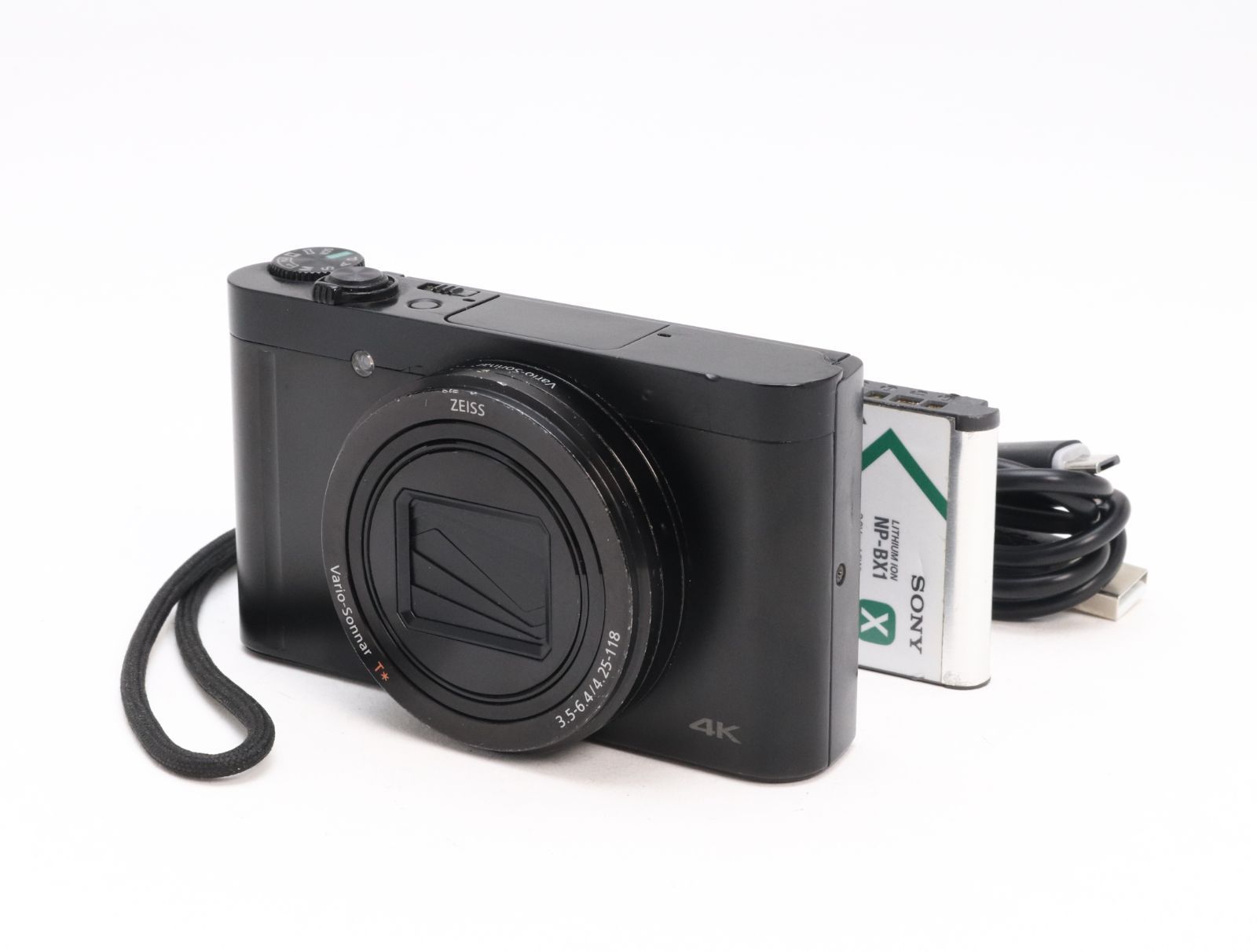 B- (並品) SONY ソニー Cyber-shot DSC-WX800 ブラック 初期不良返品対応 66-136 29,250円