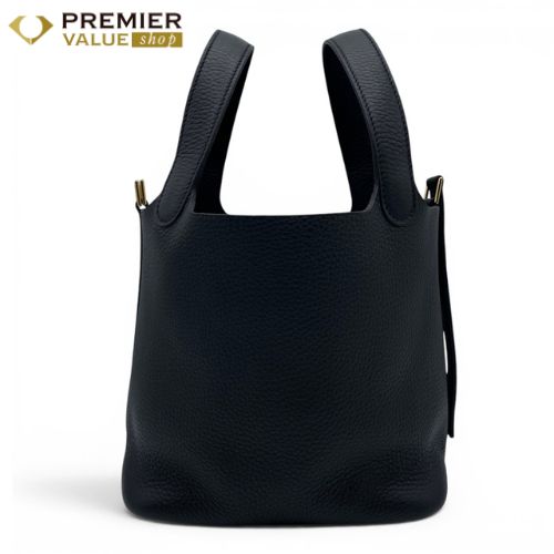 エルメス ピコタンロック PM ノワール トリヨンクレマンス ゴールド金具 G刻印