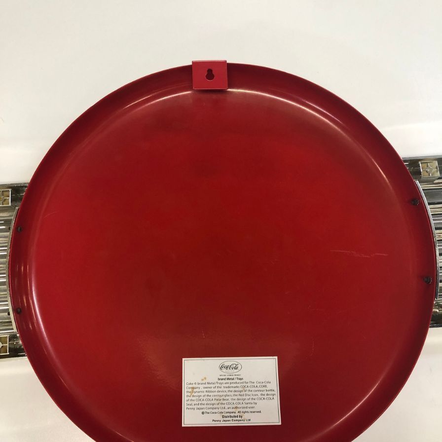 コカ・コーラ ホーロー看板 羽付 レトロ ヴィンテージ 【AFI28】【中古