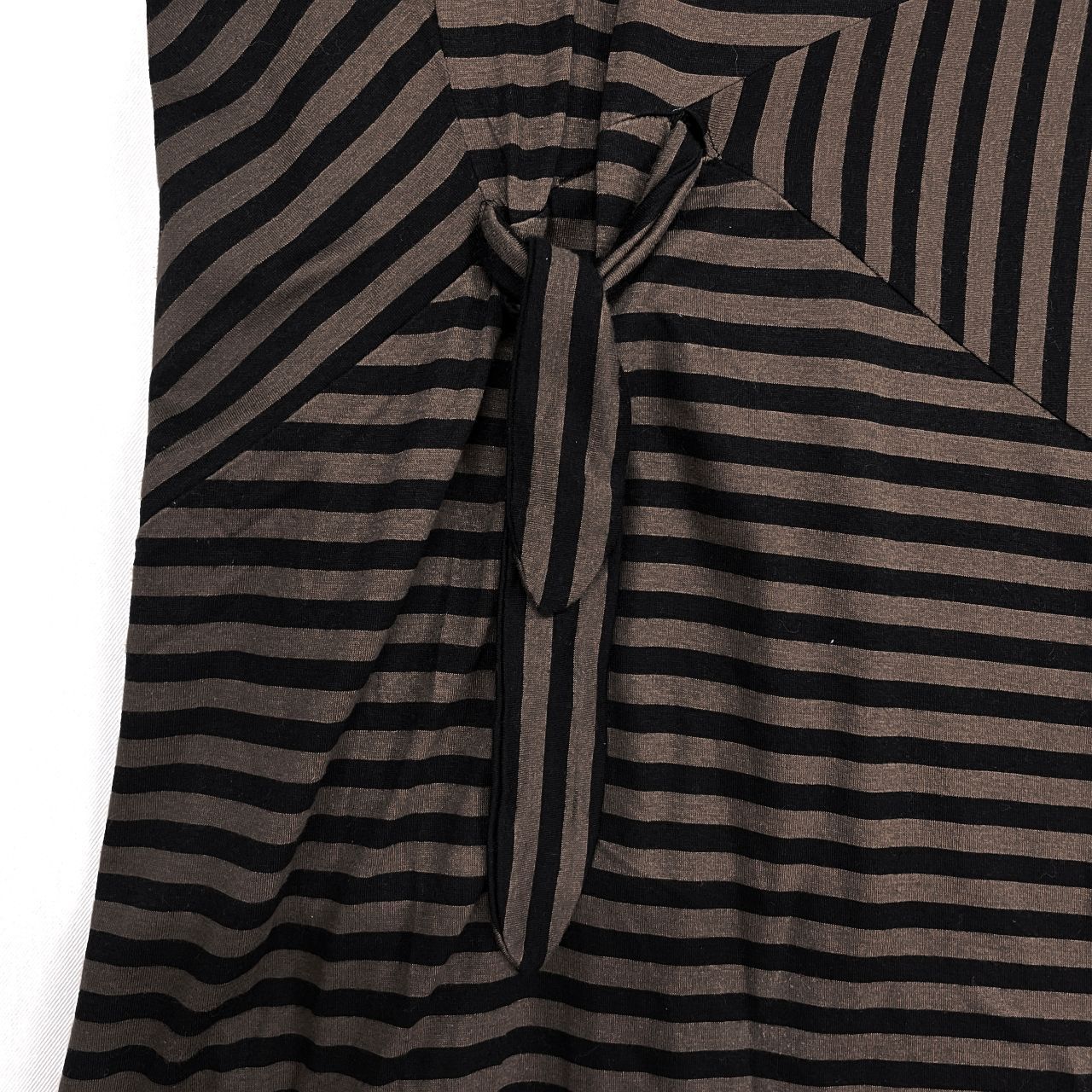 SONIA BY SONIA RYKIEL Tシャツ ボーダー 黒・カーキ M ソニア バイ