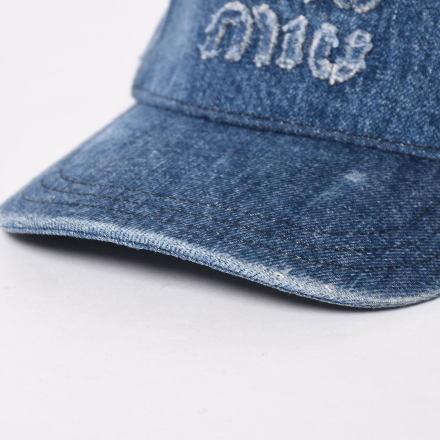 5hc179 2dxi 帽子 miumiu バケハ デニム ブラック デニム ベースボール