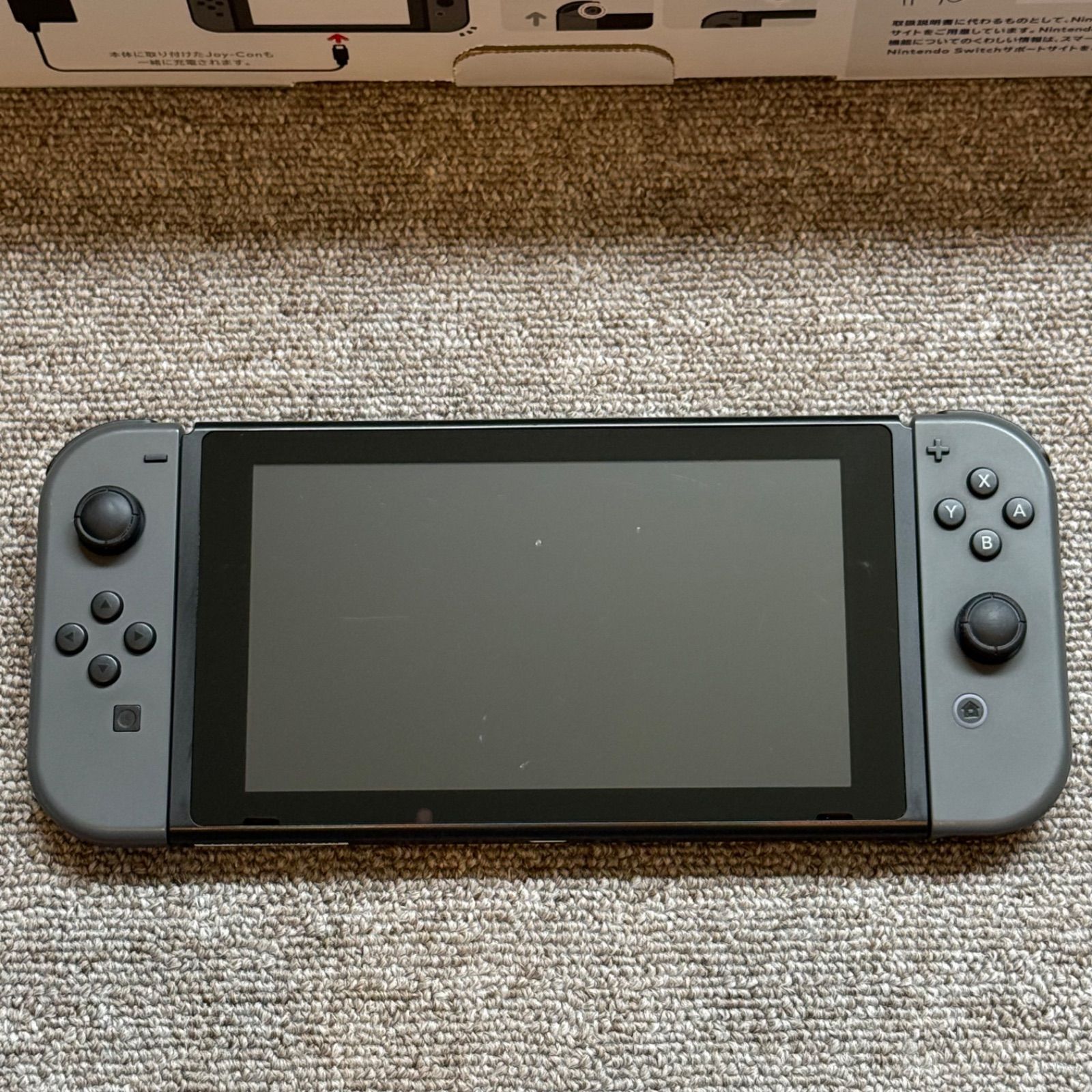 7-132 Switch 本体 旧型 グレー 箱付き - メルカリ