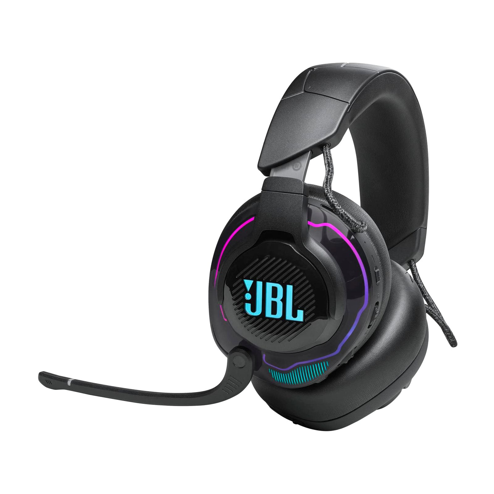JBL QUANTUM 910 ゲーミングヘッドセット/7.1chサラウンド/ヘッドホン/ノイズキャンセリング/ハイレゾ対応/3.5MM+2.4GHzワイヤレス接続+Bluetooth/PS5 PS4 Switch 対応/ブラック/JBLQ910WLBLK 小